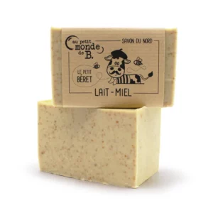 savon surgras au lait et miel format familial de 250 grammes