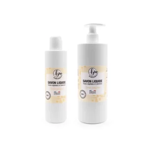 2 flacons de Savon Liquide sans parfum, 1 flacon de 250ml et 1 flacon de 500ml