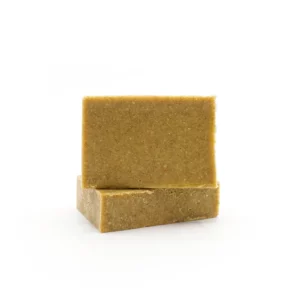 2 blocs de savon à barbe rectangulaires superposés