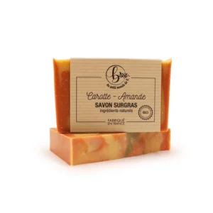 savon surgras à la carotte et à l'amande