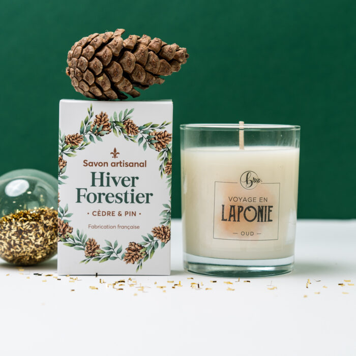 Coffret - Savon de Noël + Bougie
