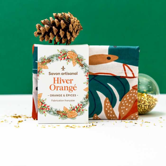 Coffret - Savon de Noël + Pochette